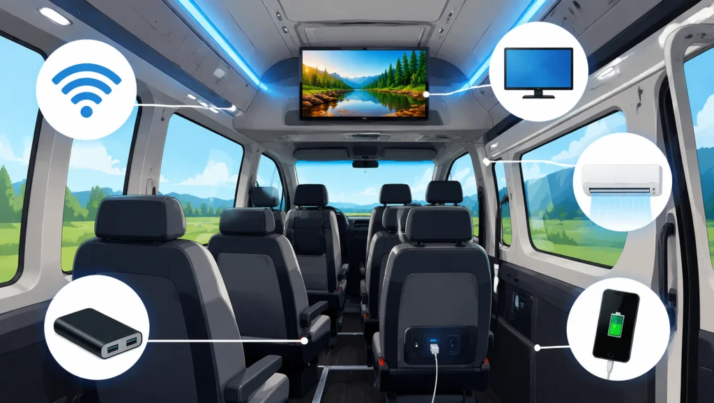 Taxibusz Kényelmes kisbuszok